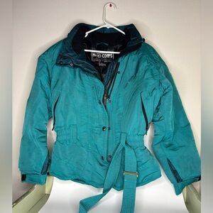 hard corps jacket Winter Snow Women Size 10 Gotetex Full Zip Hoodie